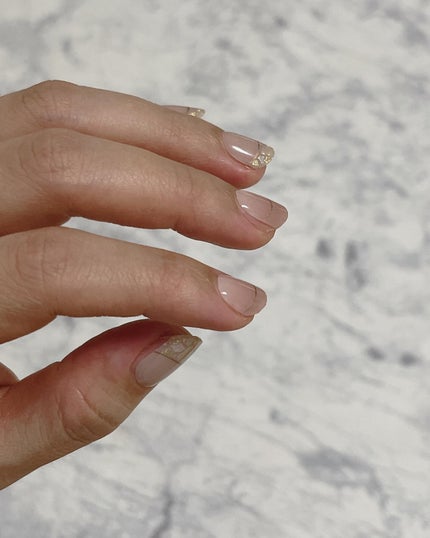 セミキュアジェルネイル(ハンド)/ohora/ネイルシールを使ったクチコミ(10枚目)