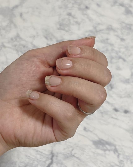 セミキュアジェルネイル(ハンド)/ohora/ネイルシールを使ったクチコミ(9枚目)