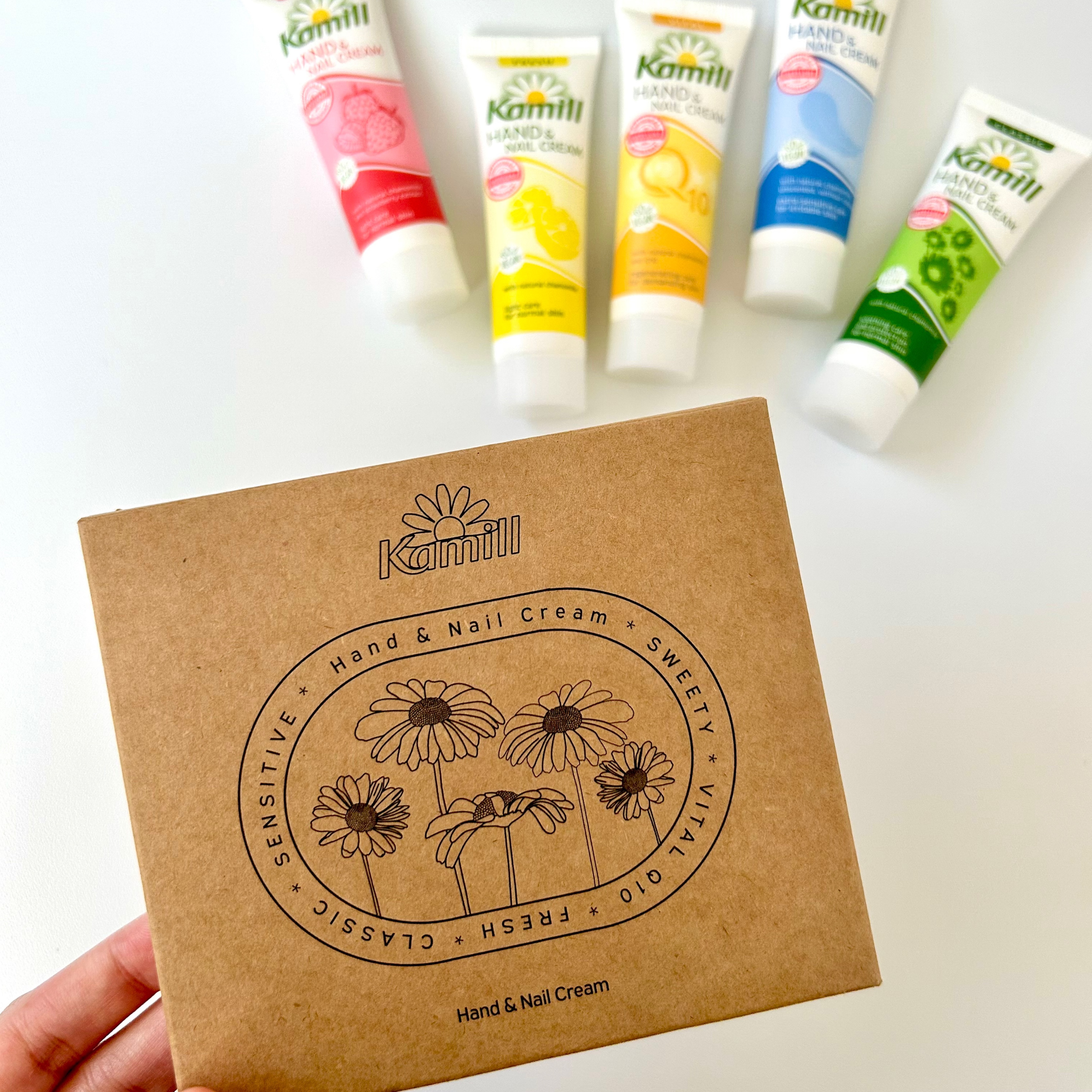 ハンド＆ネイルクリームミニ 企画セット30ml*5/カミール/その他キットセットを使ったクチコミ（1枚目）