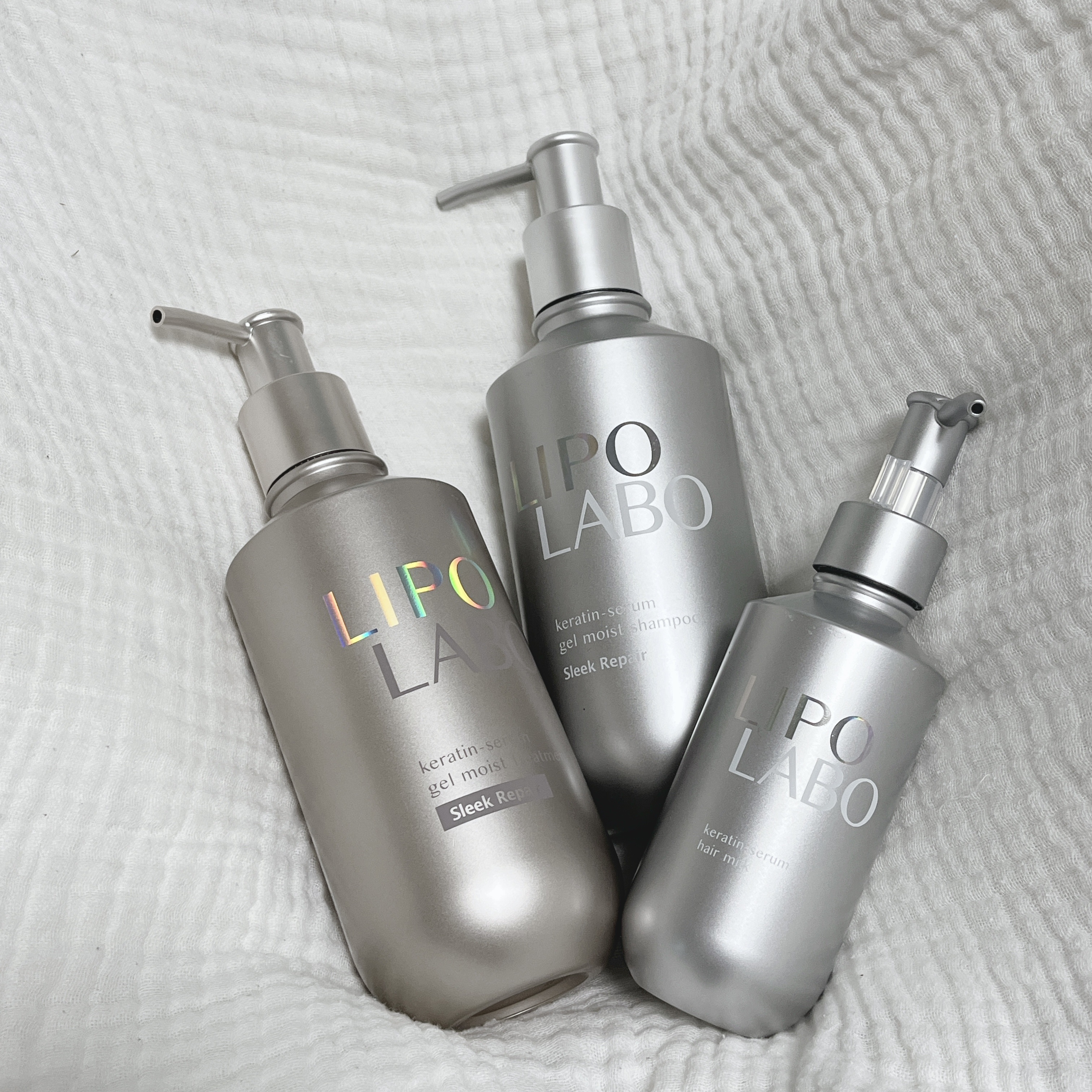 リポ ラボ ケラチンセラム ジェルモイスト シャンプー /トリートメントスリークリペア＊/LIPO　LABO/市販シャンプーを使ったクチコミ（1枚目）