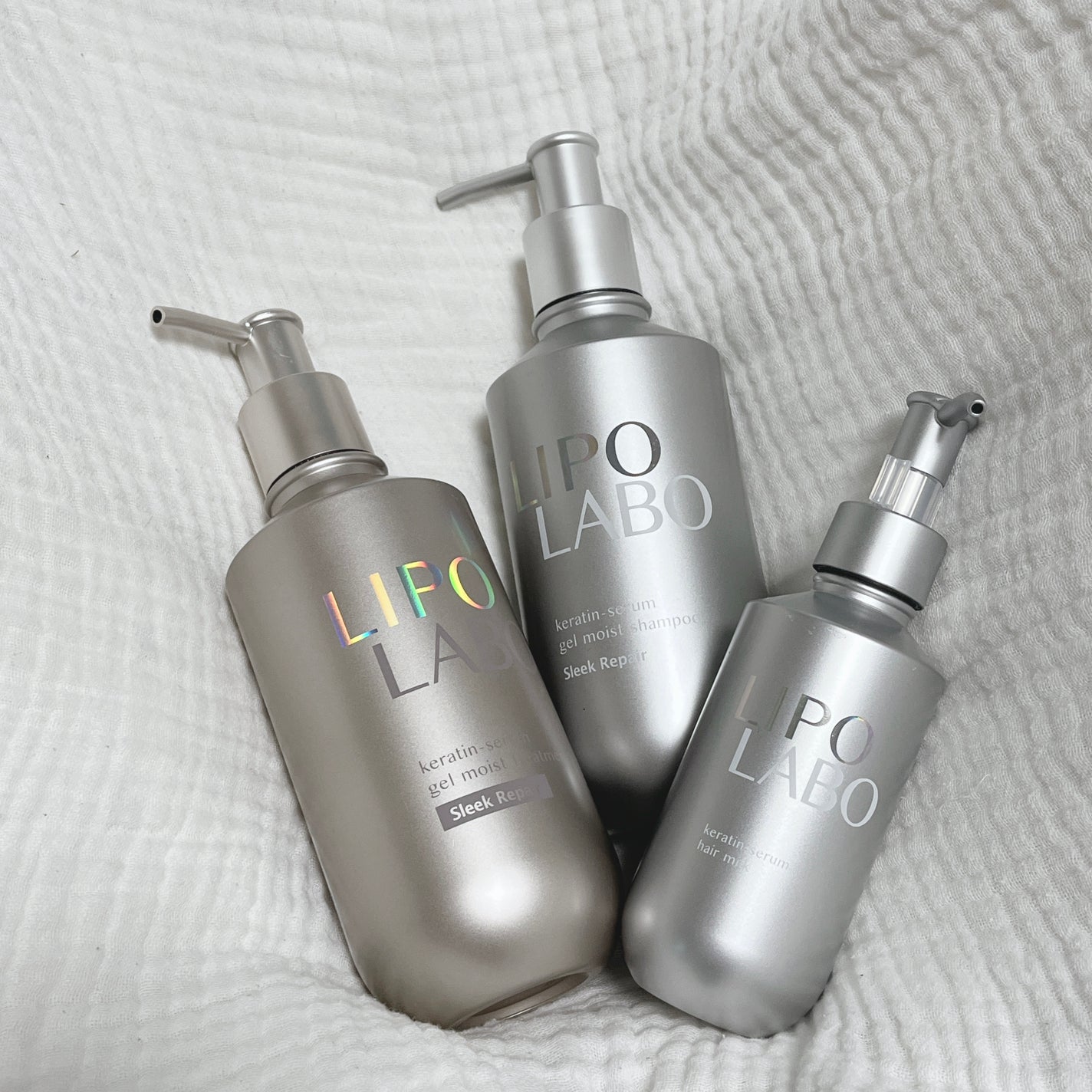 リポ ラボ ケラチンセラム ジェルモイスト シャンプー /トリートメントスリークリペア*/LIPO LABO/市販シャンプーを使ったクチコミ(1枚目)