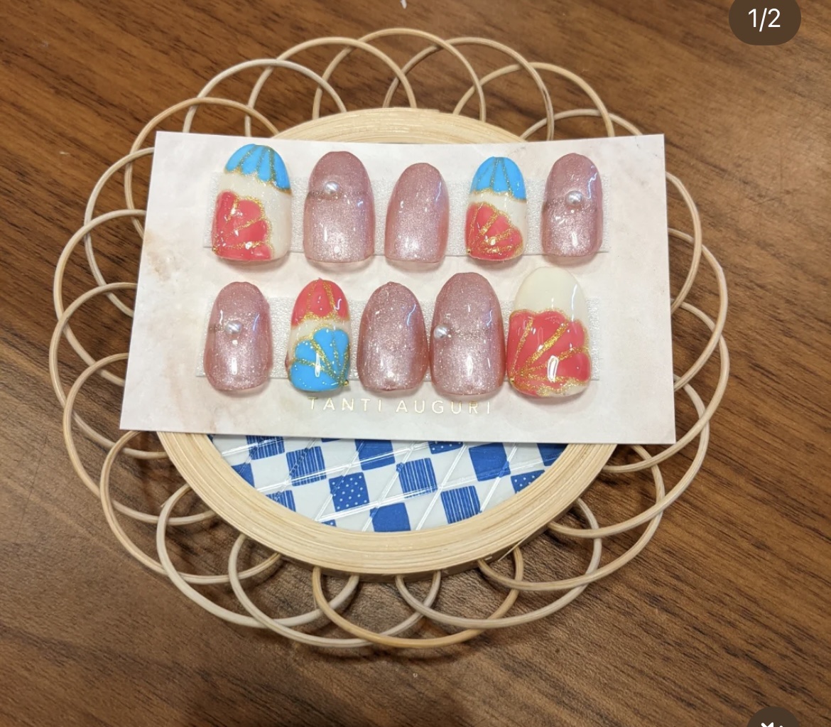 #和柄ネイル,#ジェルネイルのネイルデザイン