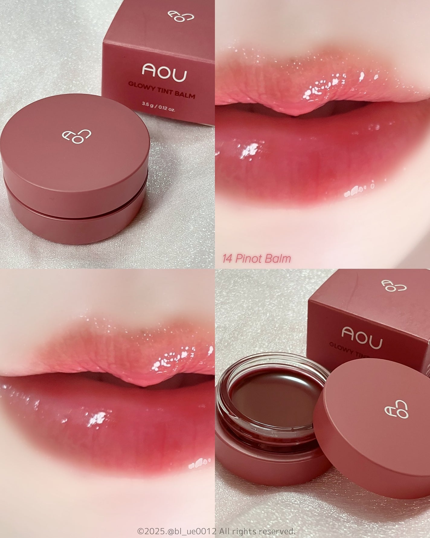 GLOWY TINT BALM/AOU/リップグロスを使ったクチコミ(4枚目)