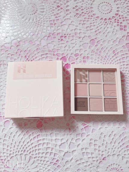 マイフェイブムードアイパレット 9カラー 09 レターフロムスプリング(LETTER FROM SPRING)/HOLIKA HOLIKA/アイシャドウパレットを使ったクチコミ(1枚目)