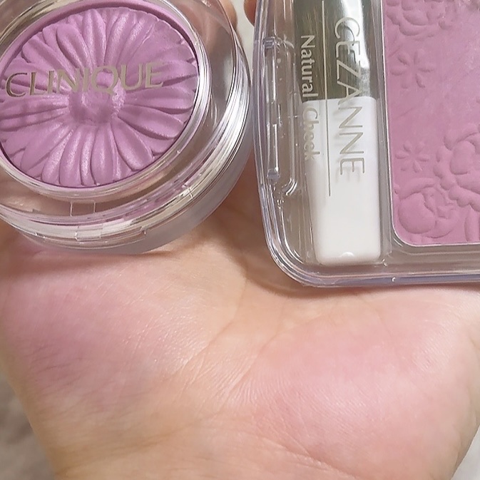 グロウフルールチークス（ブレンドタイプ）/キャンメイク/パウダーチークを使ったクチコミ（3枚目）