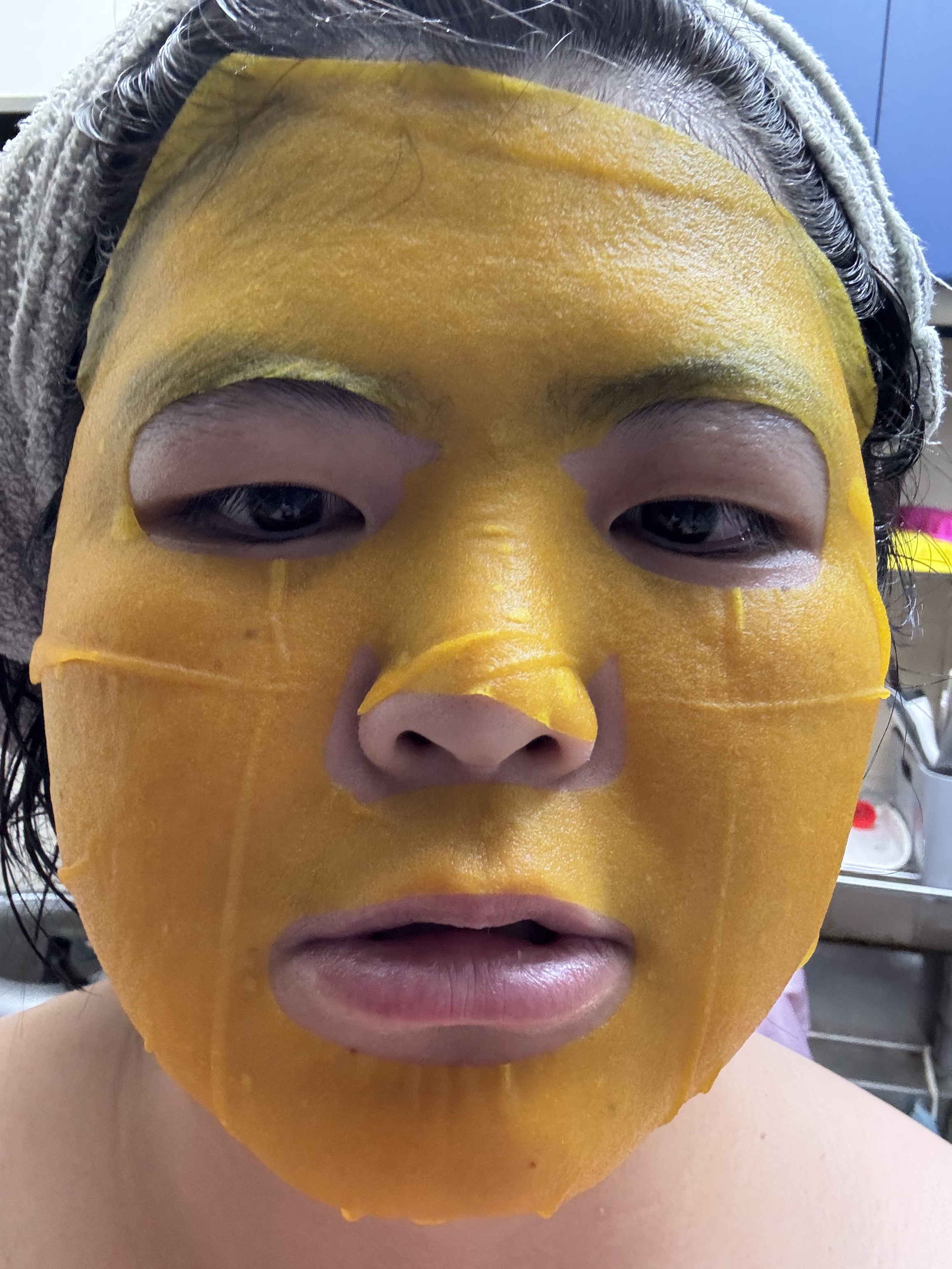 5番 白玉グルタチオンCふりかけマスク/numbuzin/シートマスク・パックを使ったクチコミ（2枚目）