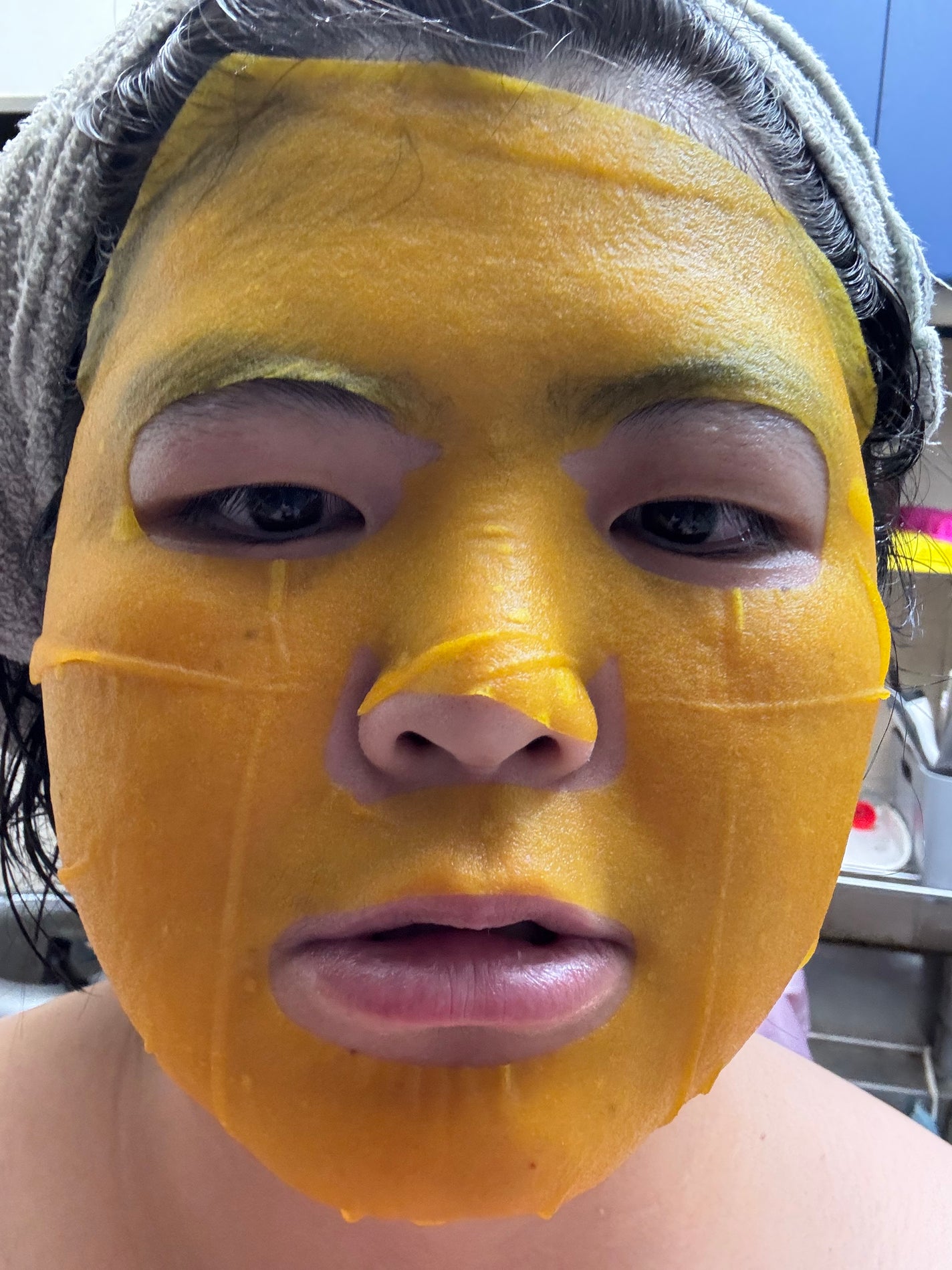 5番 白玉グルタチオンCふりかけマスク/numbuzin/シートマスク・パックを使ったクチコミ(2枚目)