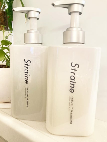 ストレートシャンプー/ストレートトリートメント ホワイトブロッサムの香り/Straine/市販シャンプーを使ったクチコミ(1枚目)