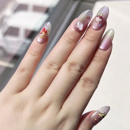 ネイルチップ(シールタイプ)/FINGER SUIT/ネイルチップ・パーツを使ったクチコミ(4枚目)