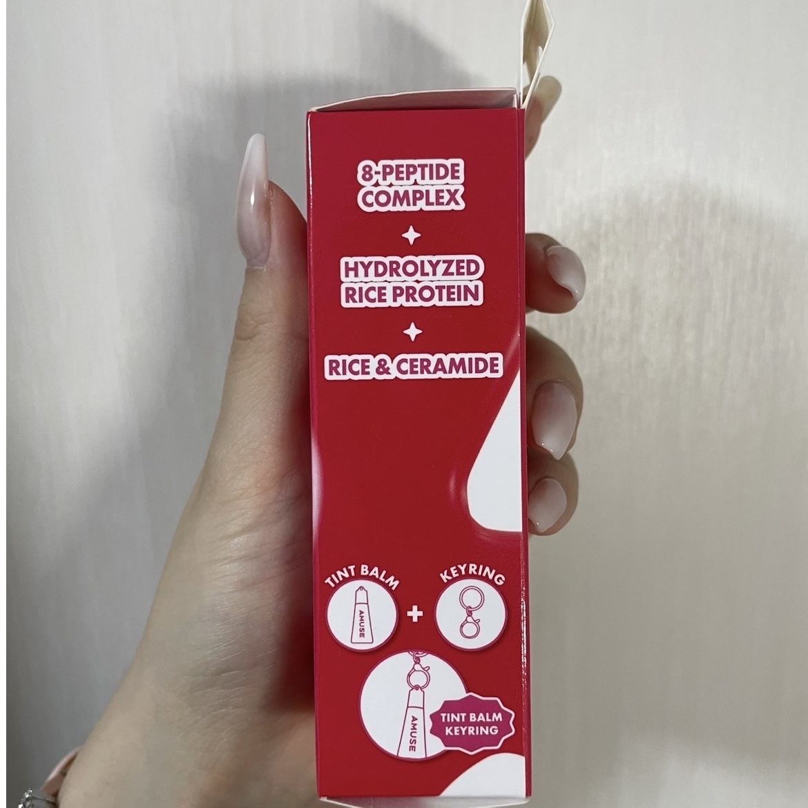 ケア/ティントバームキーリング/AMUSE/リップグロスを使ったクチコミ（2枚目）