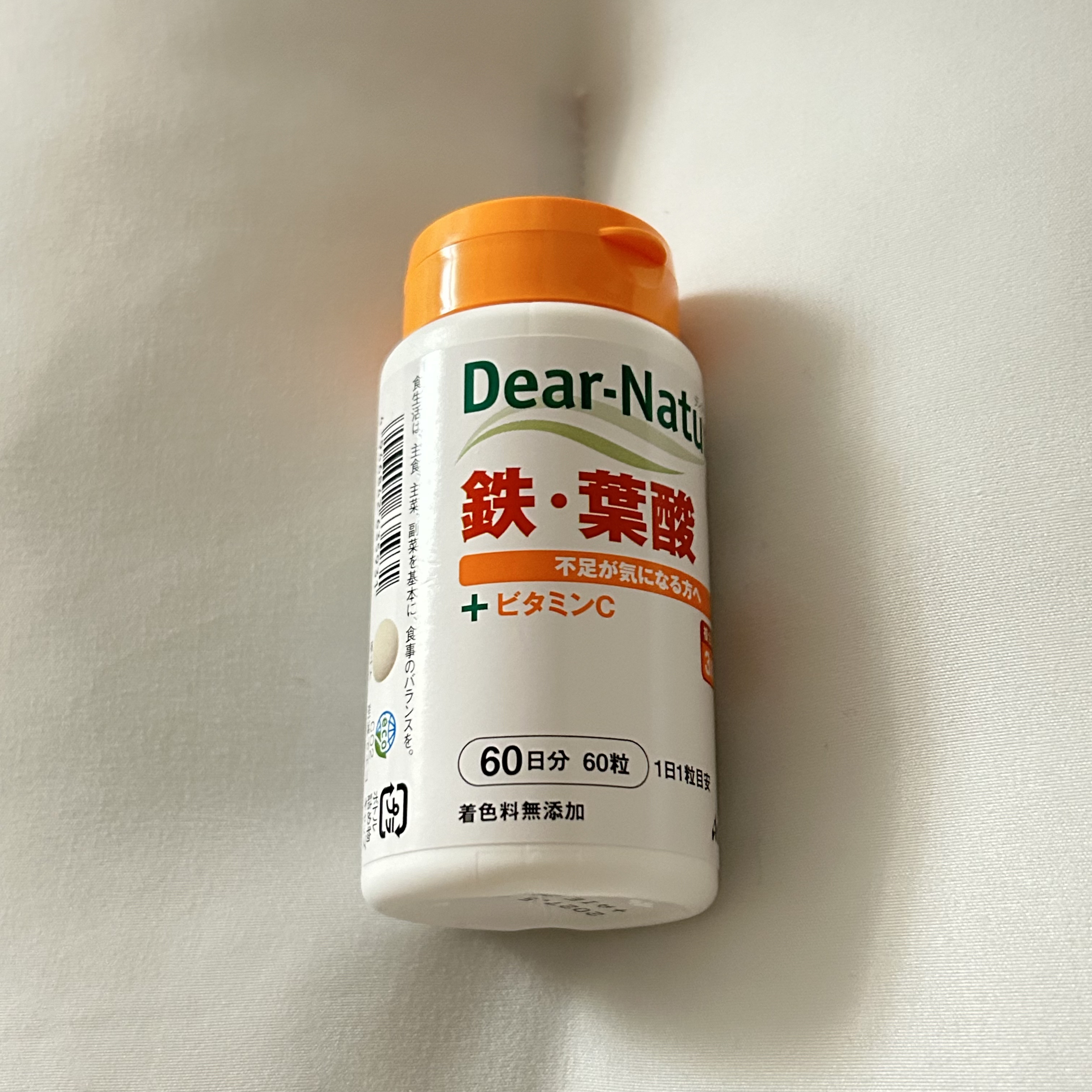 鉄・葉酸 30粒/Dear-Natura (ディアナチュラ)/健康サプリメントを使ったクチコミ（1枚目）