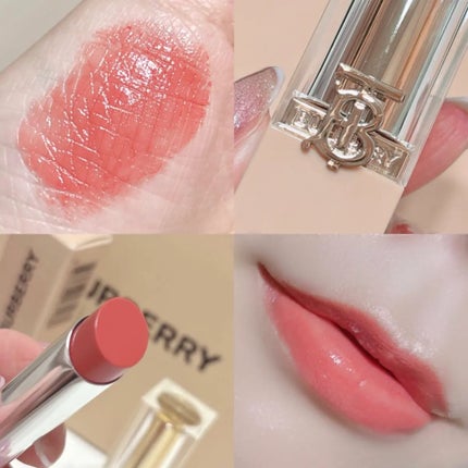 Burberry Beauty バーバリー ブリット シャインのクチコミ「あまりにもかわいすぎてBAさんに早口でタッチアップお願いしたリップです。
ピンクすぎずオレン.....」(1枚目)