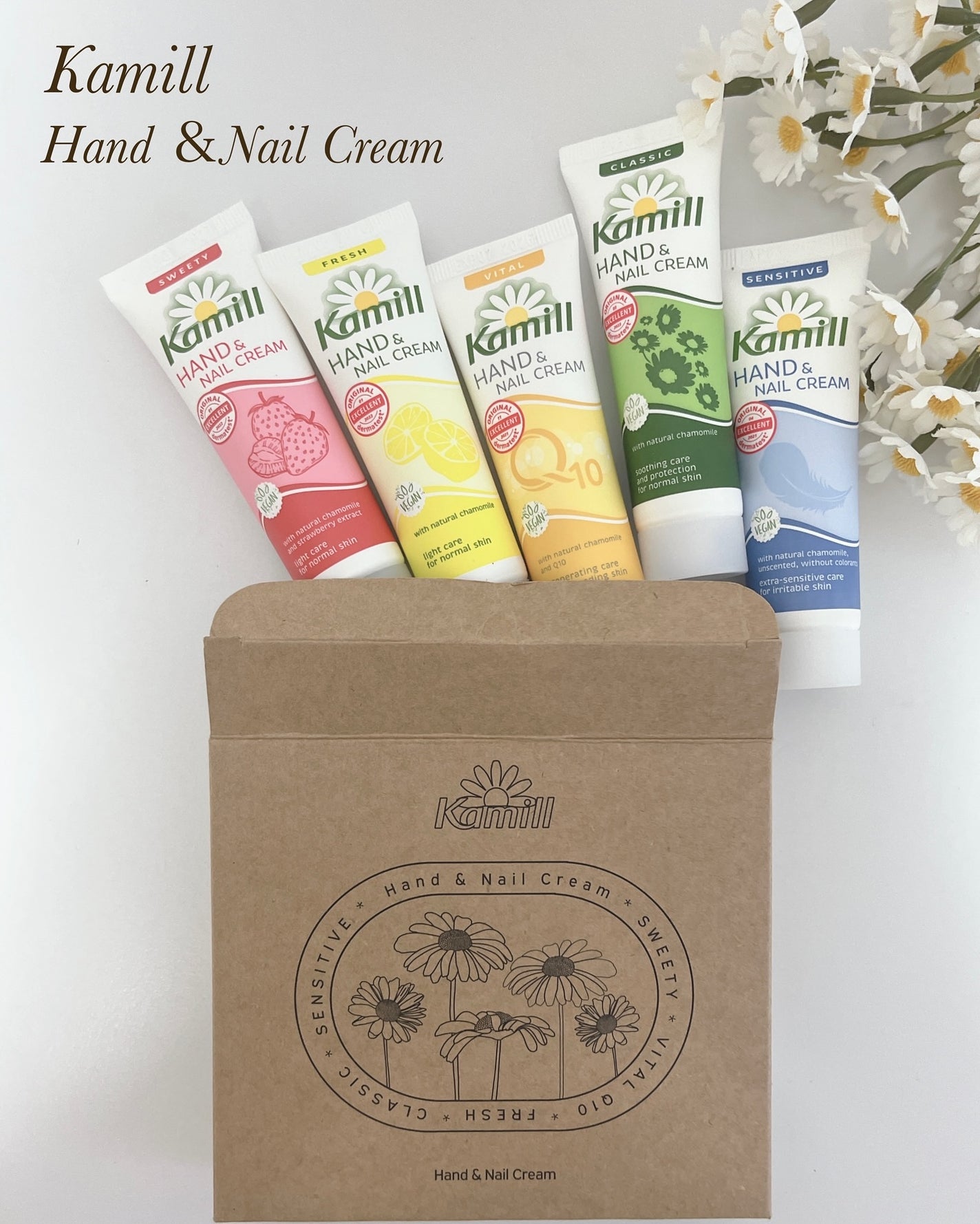 ハンド&ネイルクリームミニ 企画セット30ml*5/カミール/その他キットセットを使ったクチコミ(1枚目)