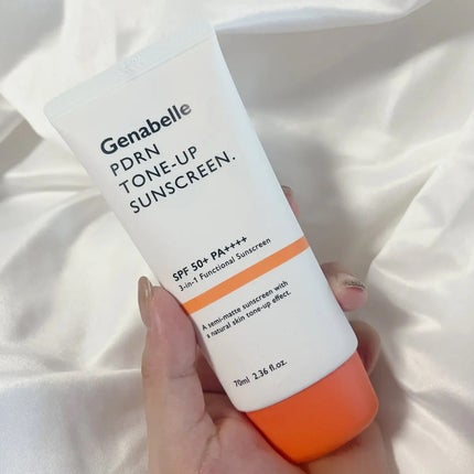 Genabelle PDRNトーンアップサンスクリーンのクチコミ「▷ジェナベール
PDRNデューイートーンアップサンスクリーン
カンナムオンニの創業者の1人の.....」(1枚目)