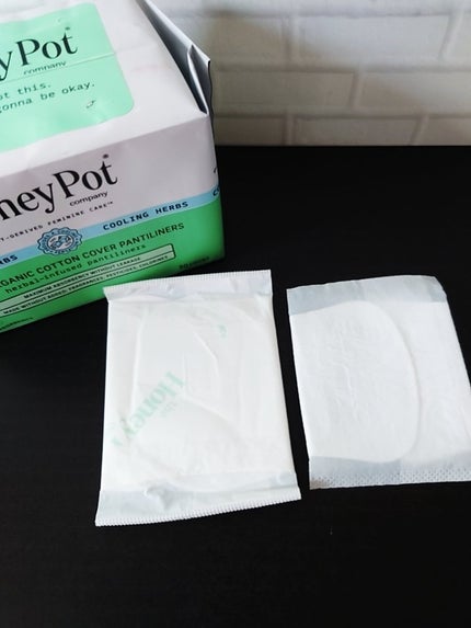 オーガニックハーバルインフューズドパンティーライナー/The Honey Pot Company/おりものシートを使ったクチコミ(5枚目)