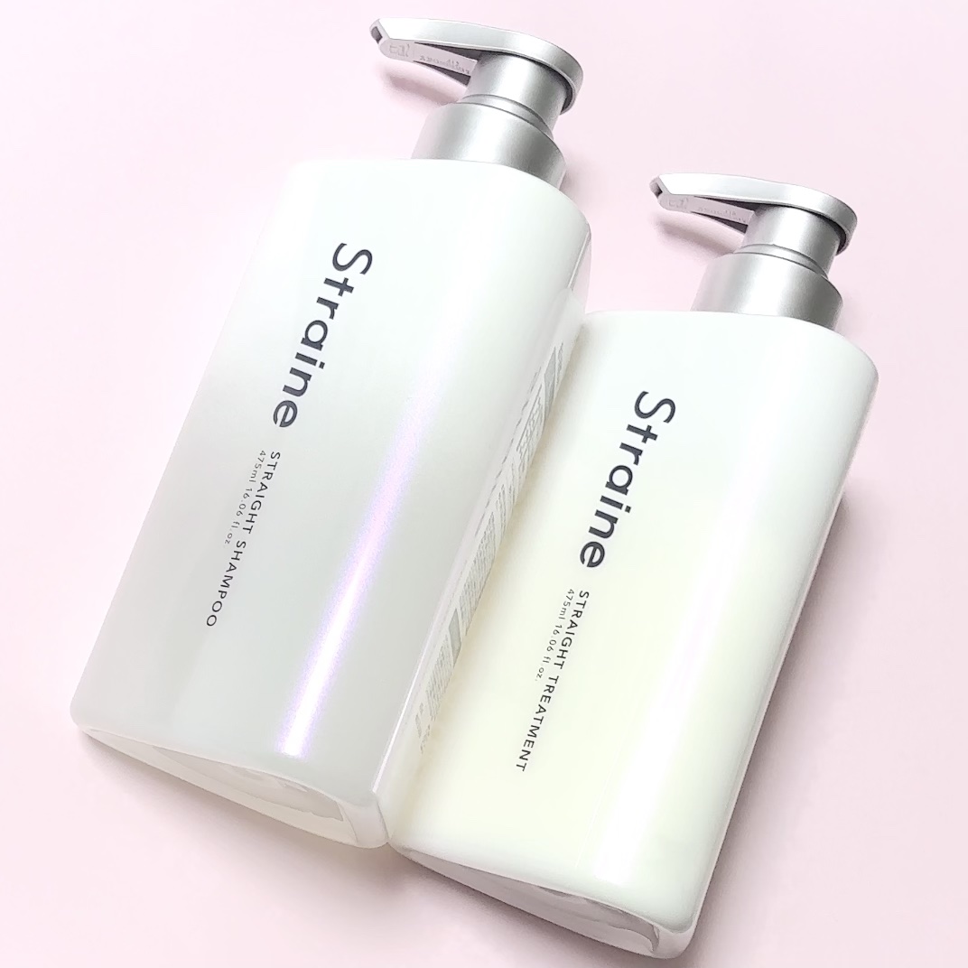 ストレートシャンプー/ストレートトリートメント ホワイトブロッサムの香り/Straine/市販シャンプーを使ったクチコミ（1枚目）