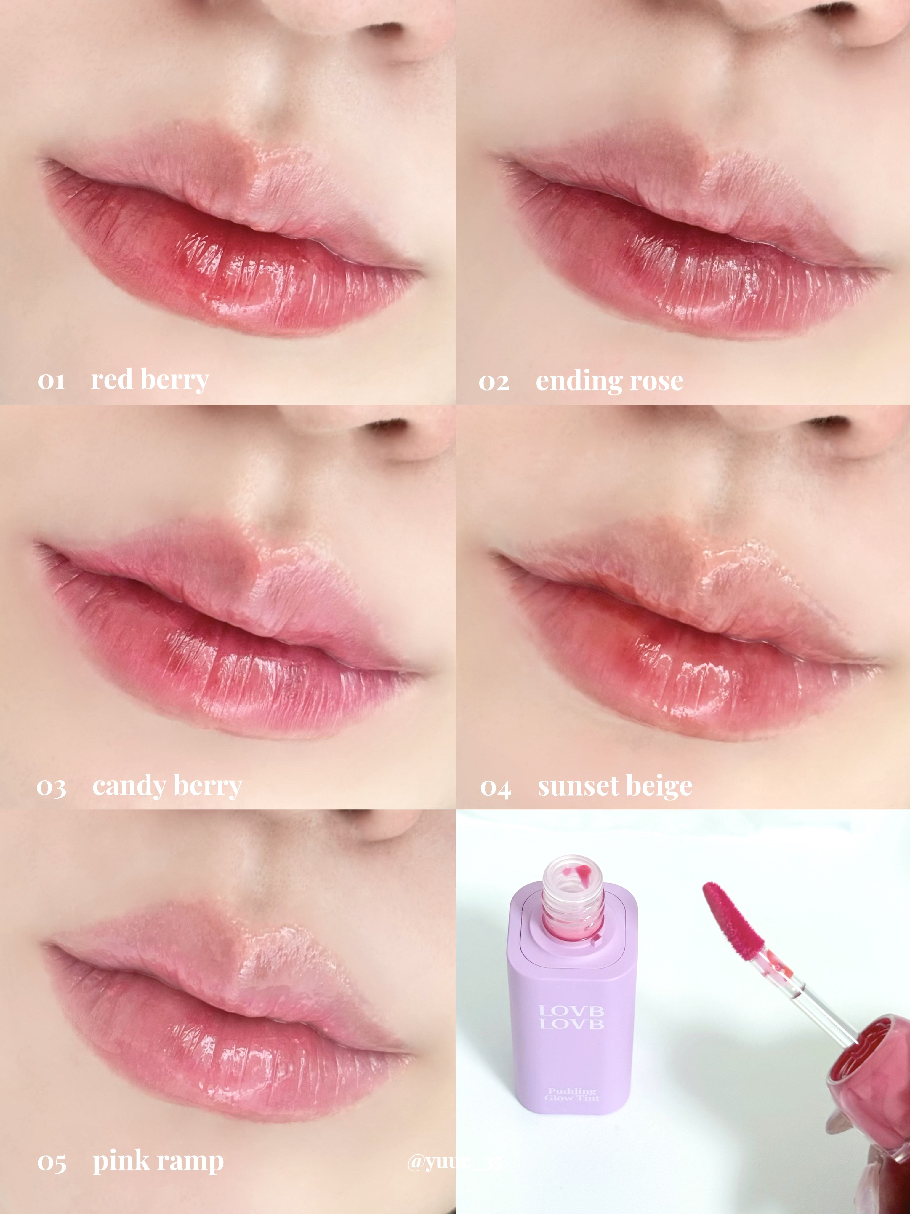 Pudding Glow Tint/LOVBLOVB/口紅を使ったクチコミ（3枚目）