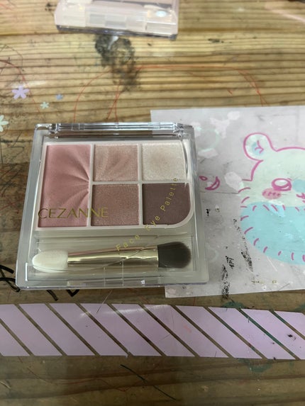 フェイスアイパレット/CEZANNE/アイシャドウを使ったクチコミ(2枚目)