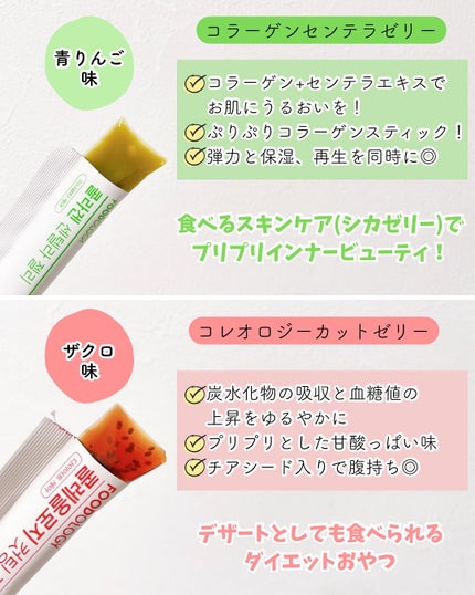 コレオロジーカットゼリー/FOODOLOGY/食品を使ったクチコミ(2枚目)