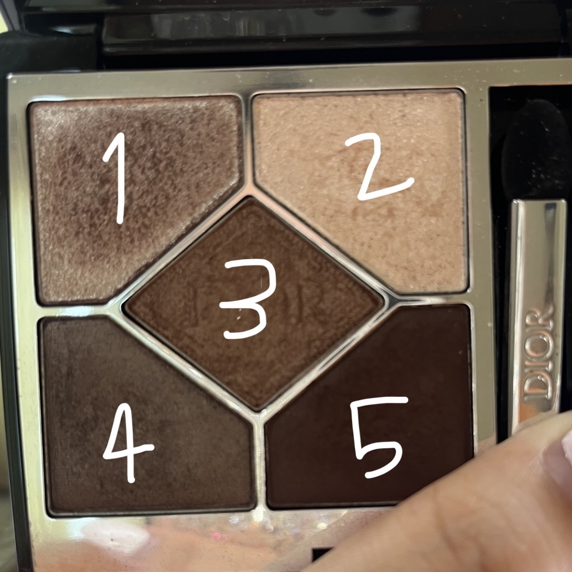 ディオールショウ サンク クルール/Dior/アイシャドウを使ったクチコミ（2枚目）