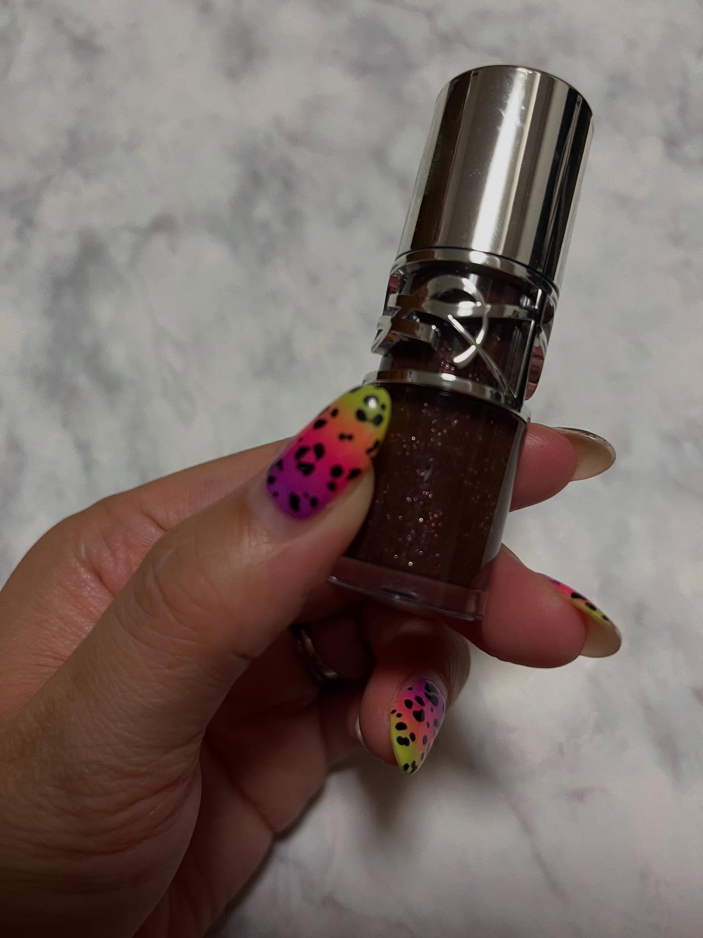 YSL ラブシャイン グロスプランパー #6 エスプレッソ スターダスト/YVES SAINT LAURENT BEAUTE/リップグロスを使ったクチコミ（2枚目）