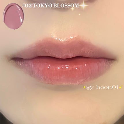 Dewy Syrup Tint/EITHER&/口紅を使ったクチコミ(2枚目)