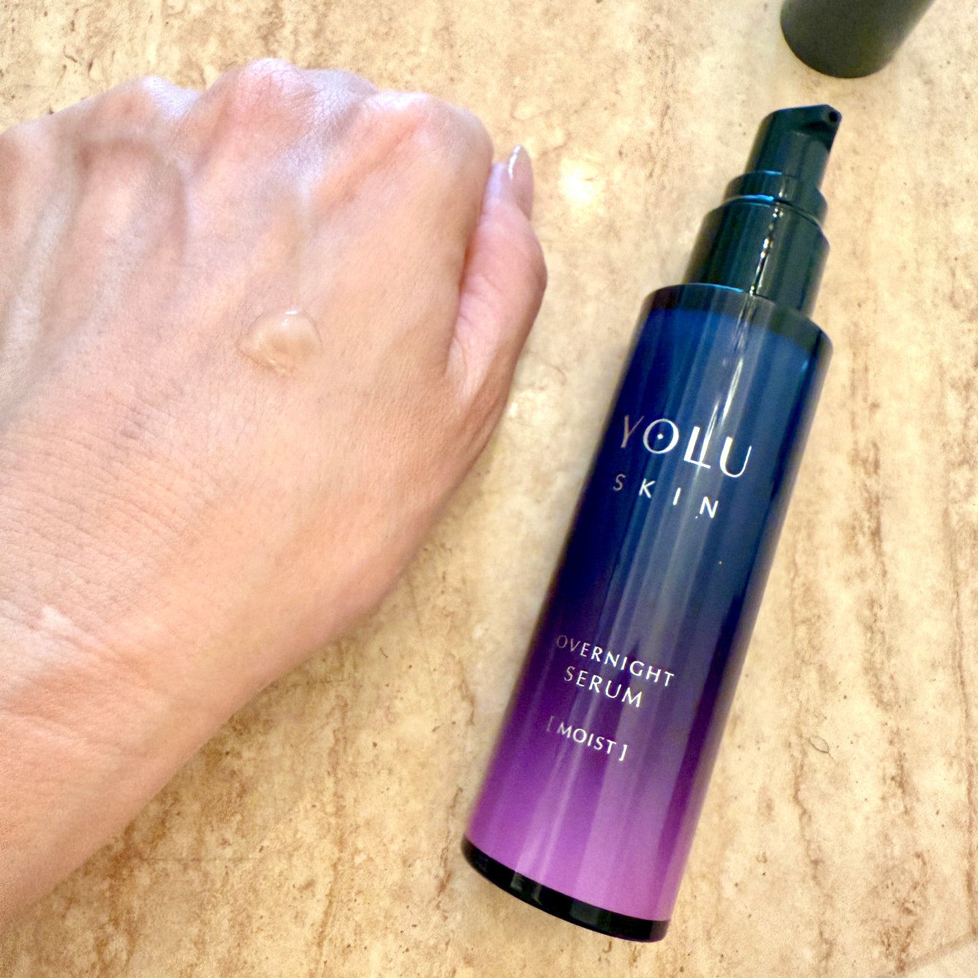 ヨル スキン オーバーナイトセラム モイスト/YOLU/美容液を使ったクチコミ(2枚目)