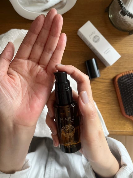 MARU ヘアオイルセラム/MARU/ヘアオイルを使ったクチコミ(3枚目)