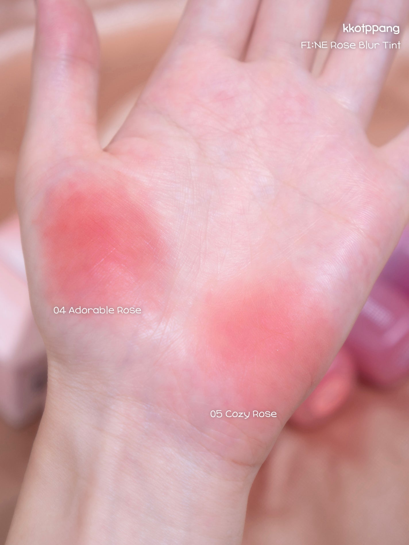 ピネローズブラーティント/kkotppang/リップティントを使ったクチコミ(4枚目)