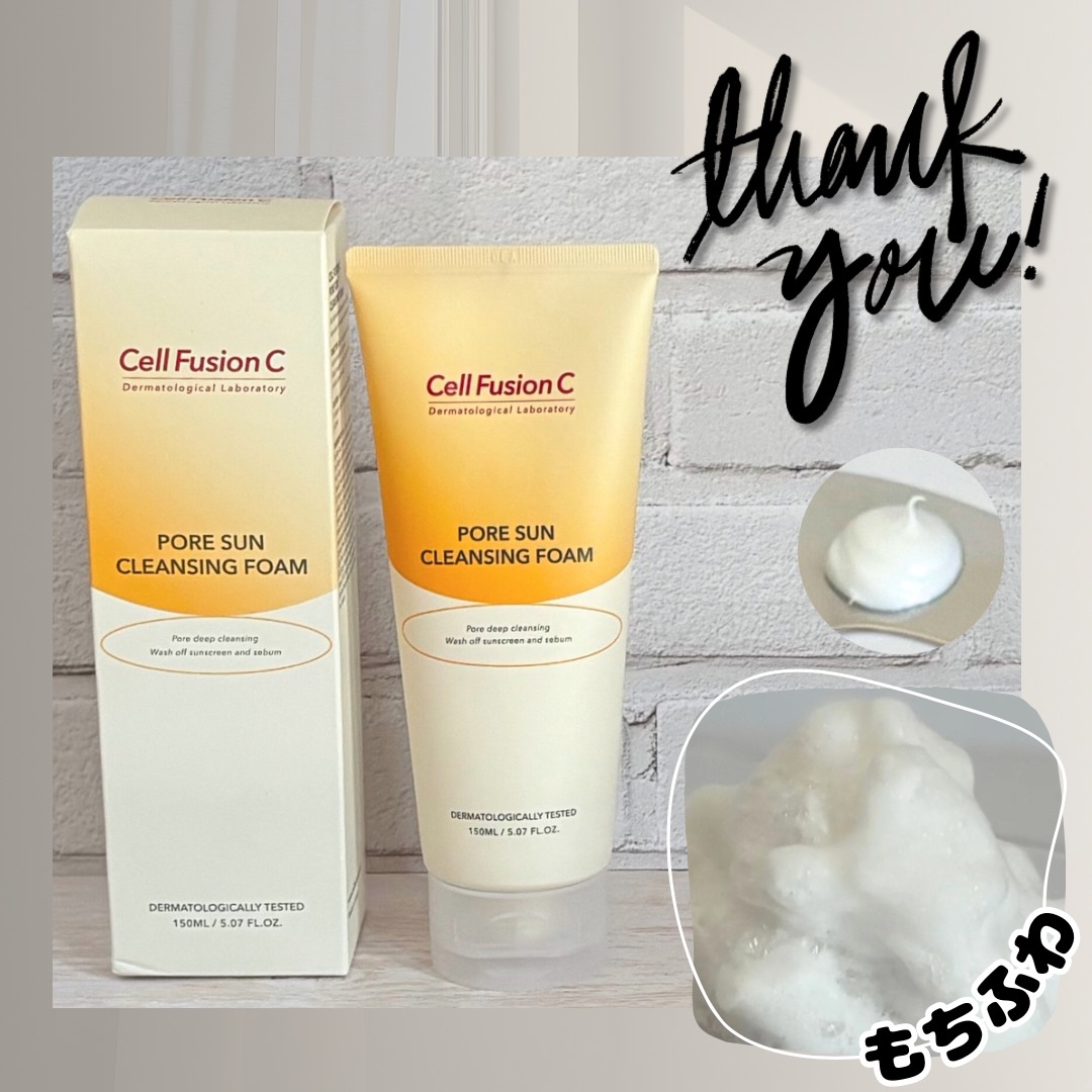 セルフュージョンC
ポアサンクレンジングフォーム
をいただきました🧼🎁

つっぱらずしっとりした使用感なので夜だけでなく朝も使いやすい🫶
泡がとにかくもっちりふわふわなので肌あたりが良き！
日焼け止めやメイク落としだけでなく、毛穴ケア
