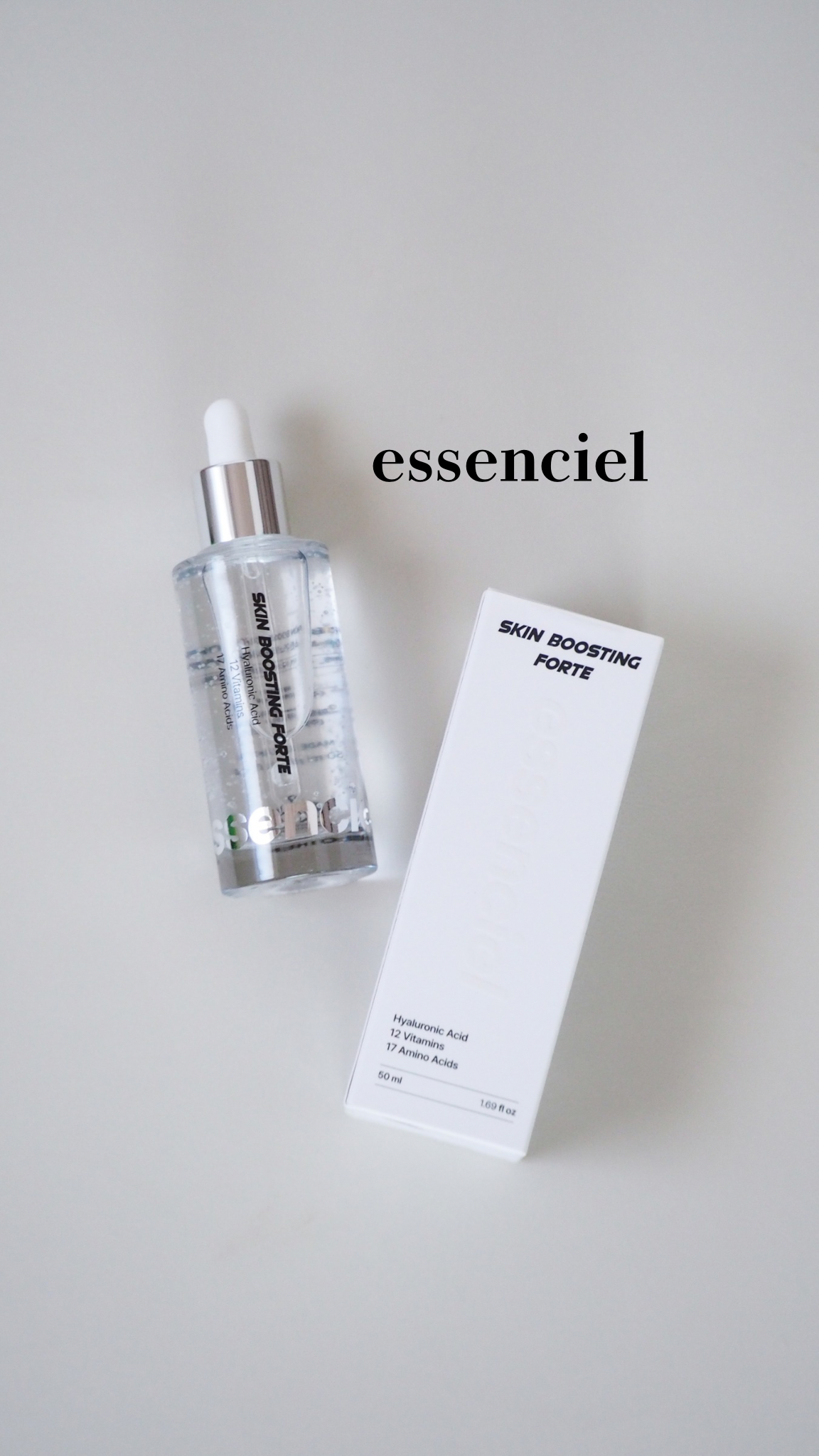 スキンブースティングフォルテセラム/essenciel/美容液を使ったクチコミ（1枚目）