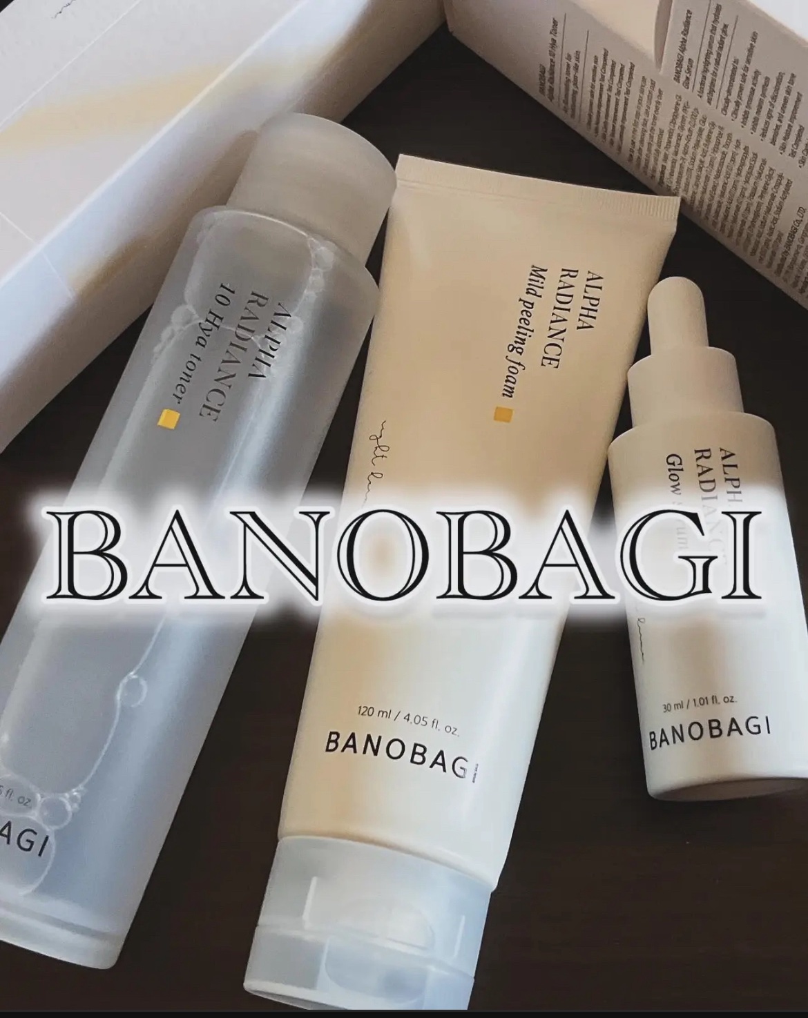 アルファラディアンスグローセラム/BANOBAGI/美容液を使ったクチコミ（1枚目）