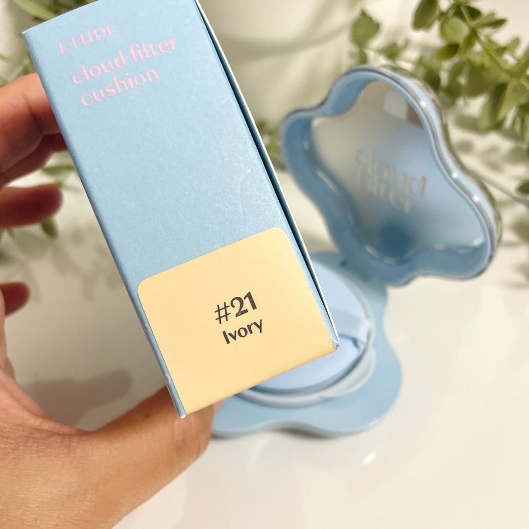 クラウドフィルタークッション/ETUDE/クッションファンデーションを使ったクチコミ（2枚目）