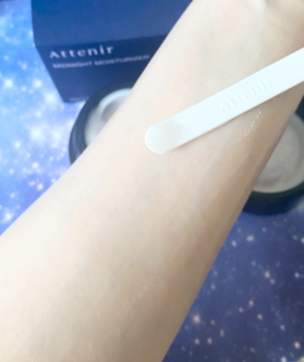 アテニア ミッドナイトモイスチャライザー/アテニア/フェイスクリームを使ったクチコミ（3枚目）