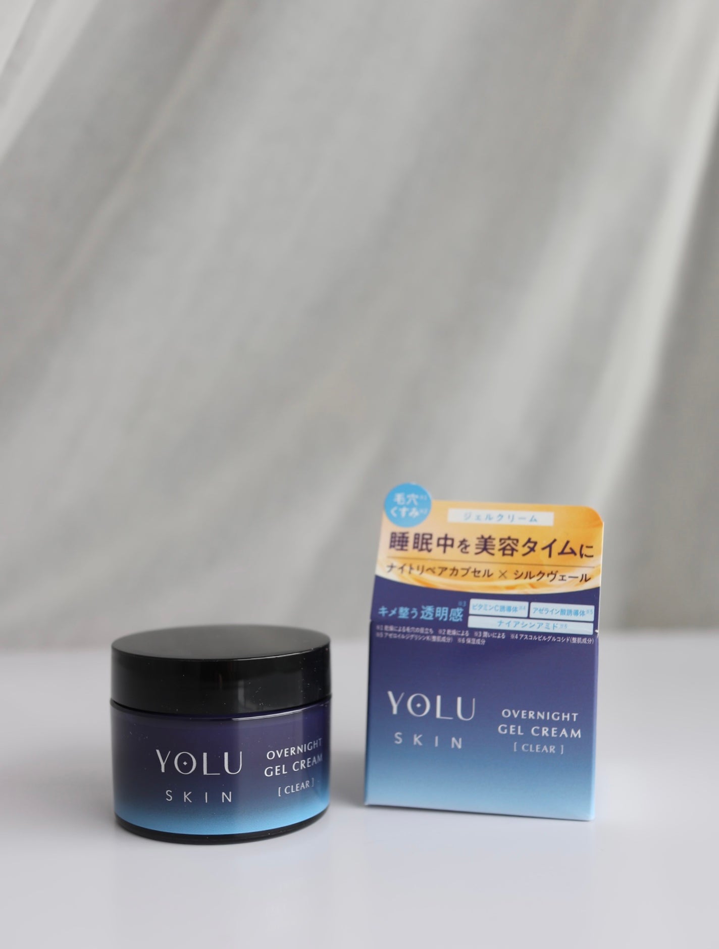 ヨル スキン オーバーナイトジェルクリーム クリア/YOLU/フェイスクリームを使ったクチコミ(1枚目)