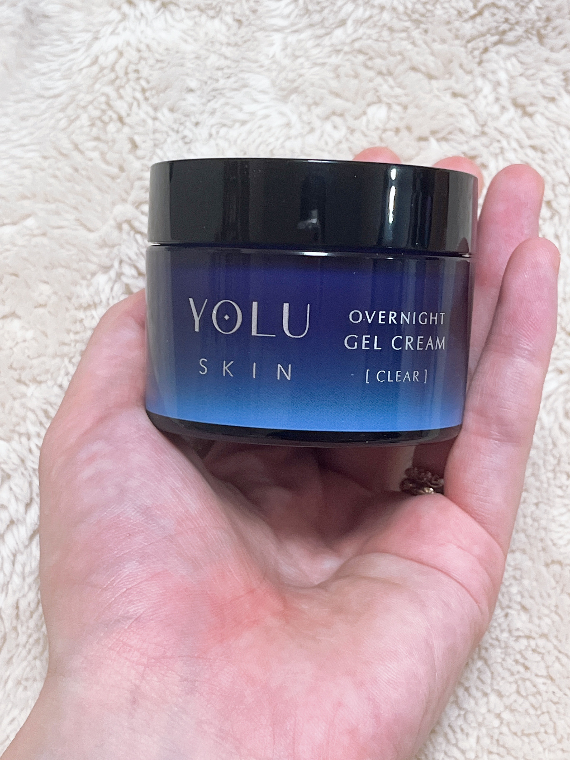 ヨル スキン オーバーナイトジェルクリーム クリア/YOLU/フェイスクリームを使ったクチコミ（2枚目）