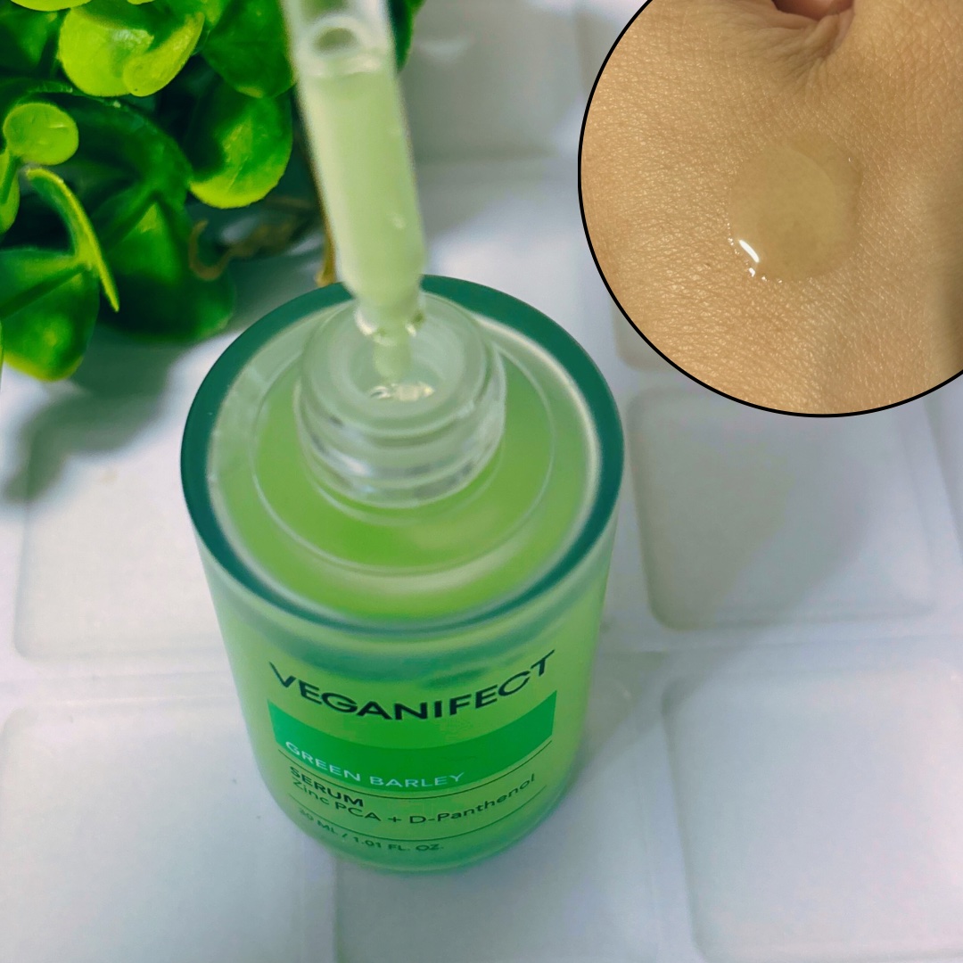 青麦ジンクセラム/Veganifect/美容液を使ったクチコミ（2枚目）