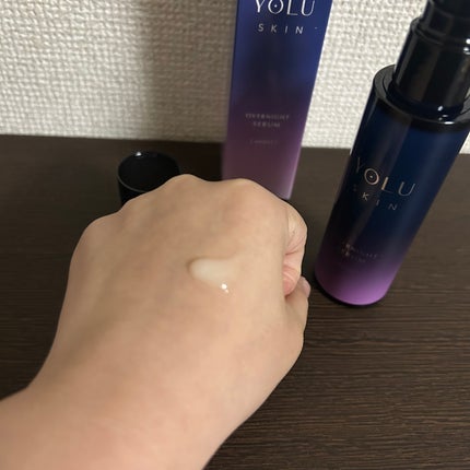 ヨル スキン オーバーナイトセラム モイスト/YOLU/美容液を使ったクチコミ(3枚目)
