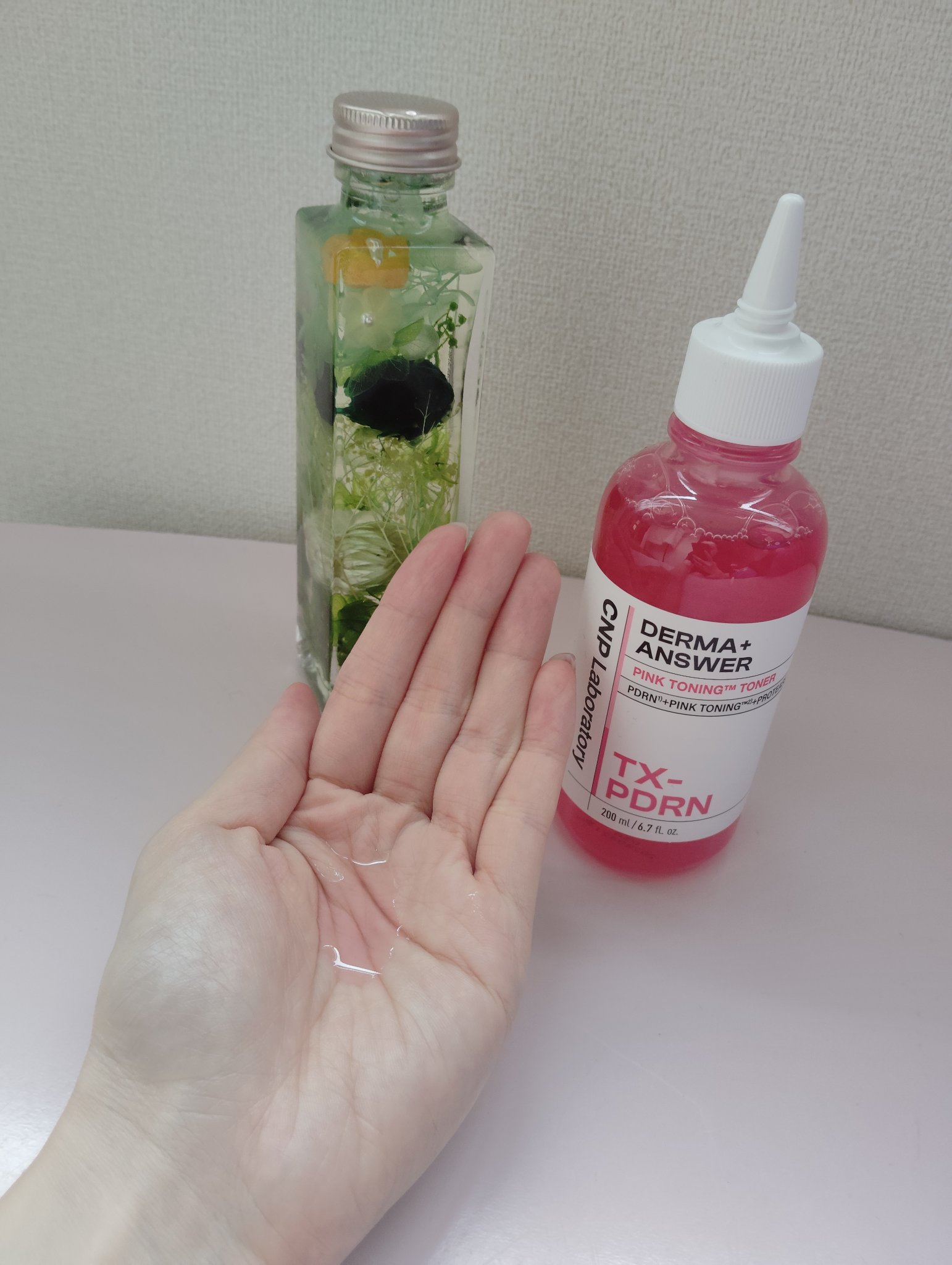 ダーマアンサーピンクトーニングトナー/CNP Laboratory/化粧水を使ったクチコミ（3枚目）