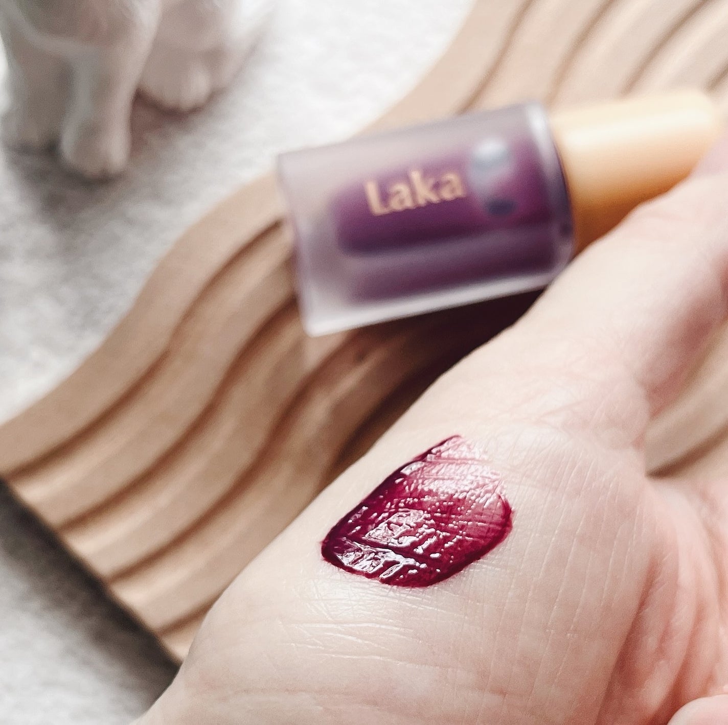 フルーティーグラムティント/Laka/リップティントを使ったクチコミ(4枚目)