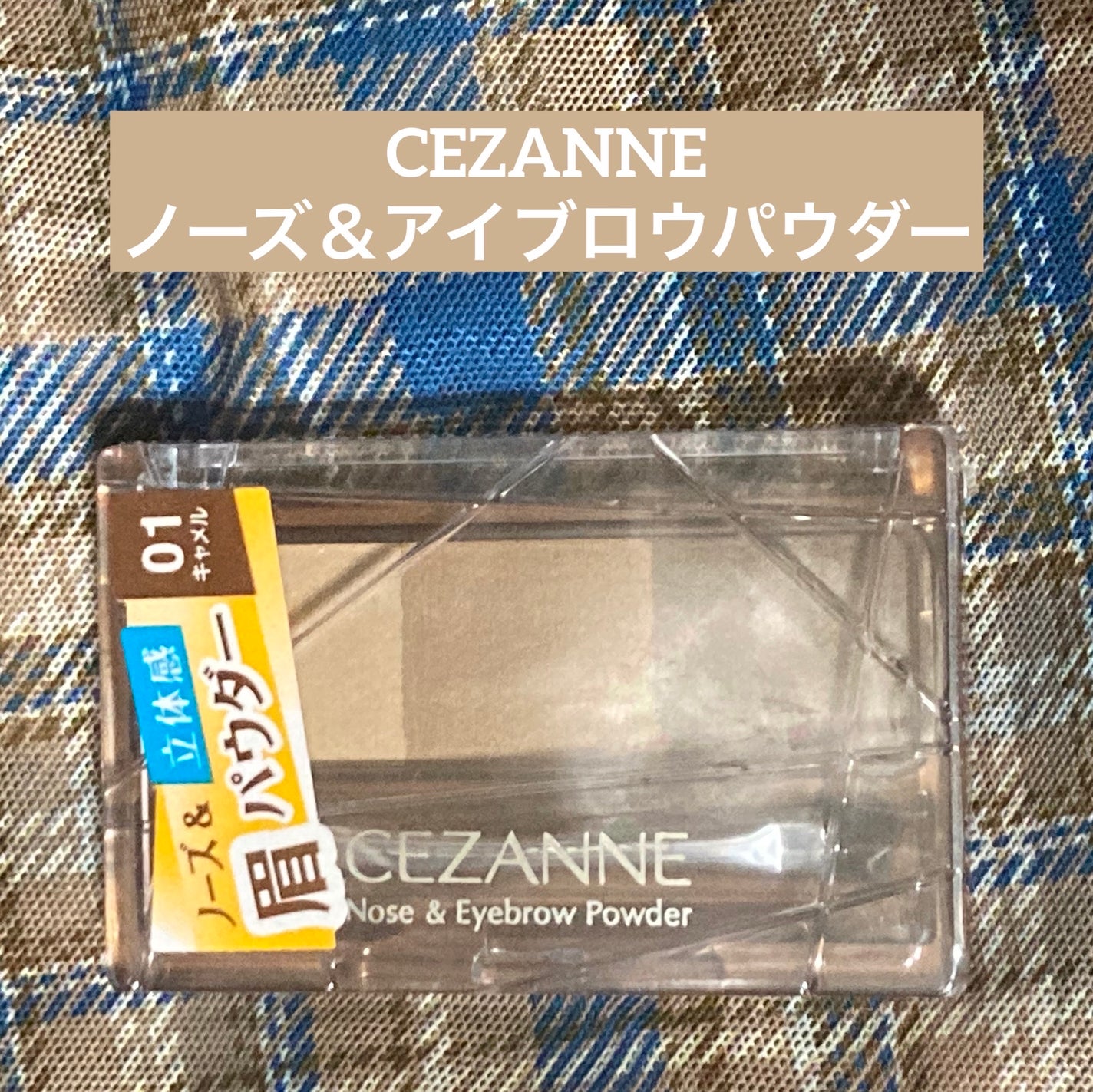 ノーズ&アイブロウパウダー/CEZANNE/パウダーアイブロウを使ったクチコミ(1枚目)