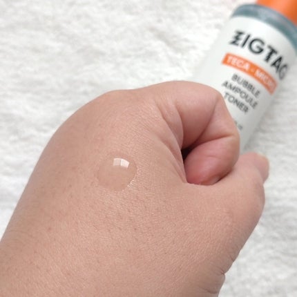 テカマイクロバブルアンプルトナー/ZIGTAG/化粧水を使ったクチコミ(4枚目)