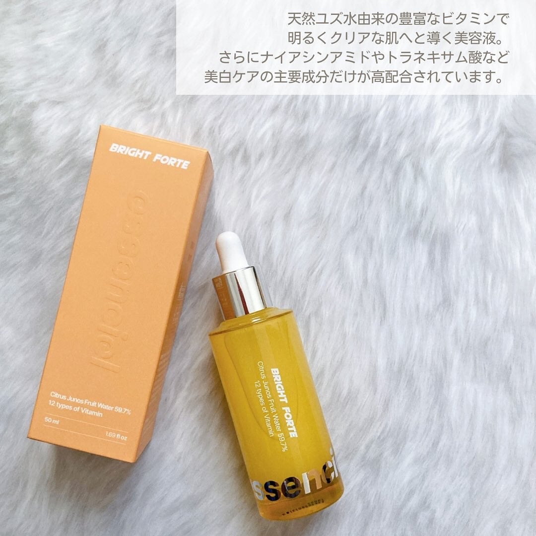 Bright Forte Ampoule/essenciel/美容液を使ったクチコミ(2枚目)