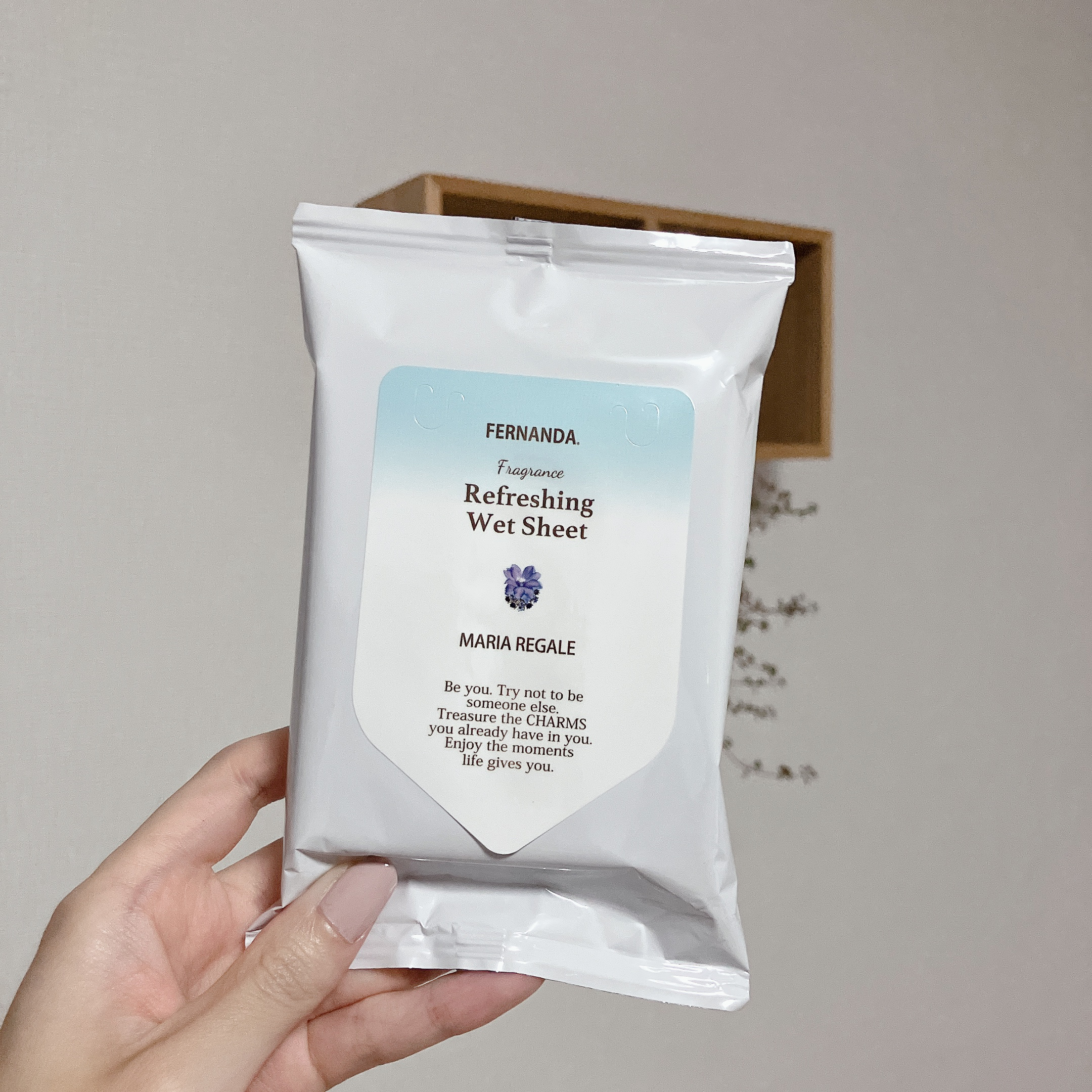 フレグランスリフレッシングウェットシート（マリアリゲル）/フェルナンダ/ボディシートを使ったクチコミ（1枚目）
