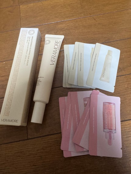 VERAMORE BRIGHTENING GLOWING SUN SERUM/VERAMORE/日焼け止めローションを使ったクチコミ(1枚目)