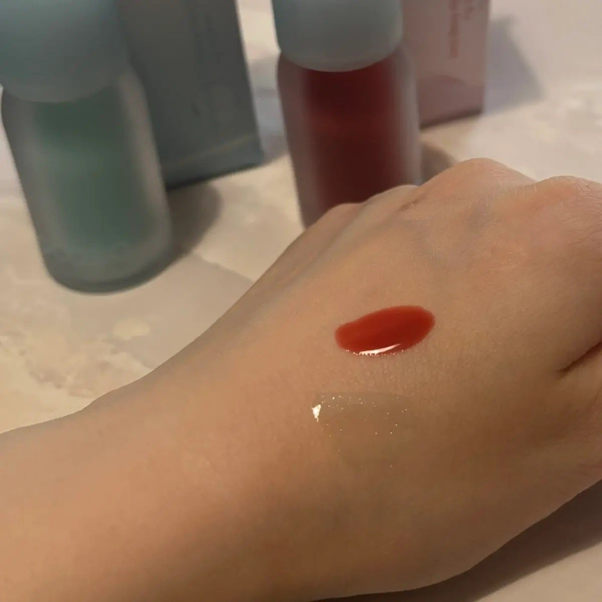 ジューシーベリープランピングリップオイル/TOCOBO/リップグロスを使ったクチコミ(2枚目)