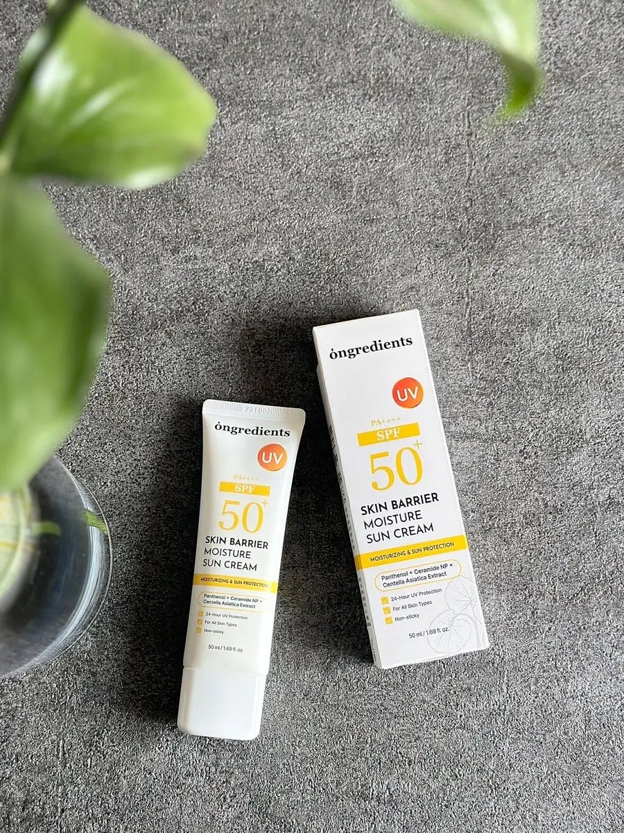 スキンバリアモイスチャーサンクリーム/Ongredients/日焼け止めクリームを使ったクチコミ(1枚目)