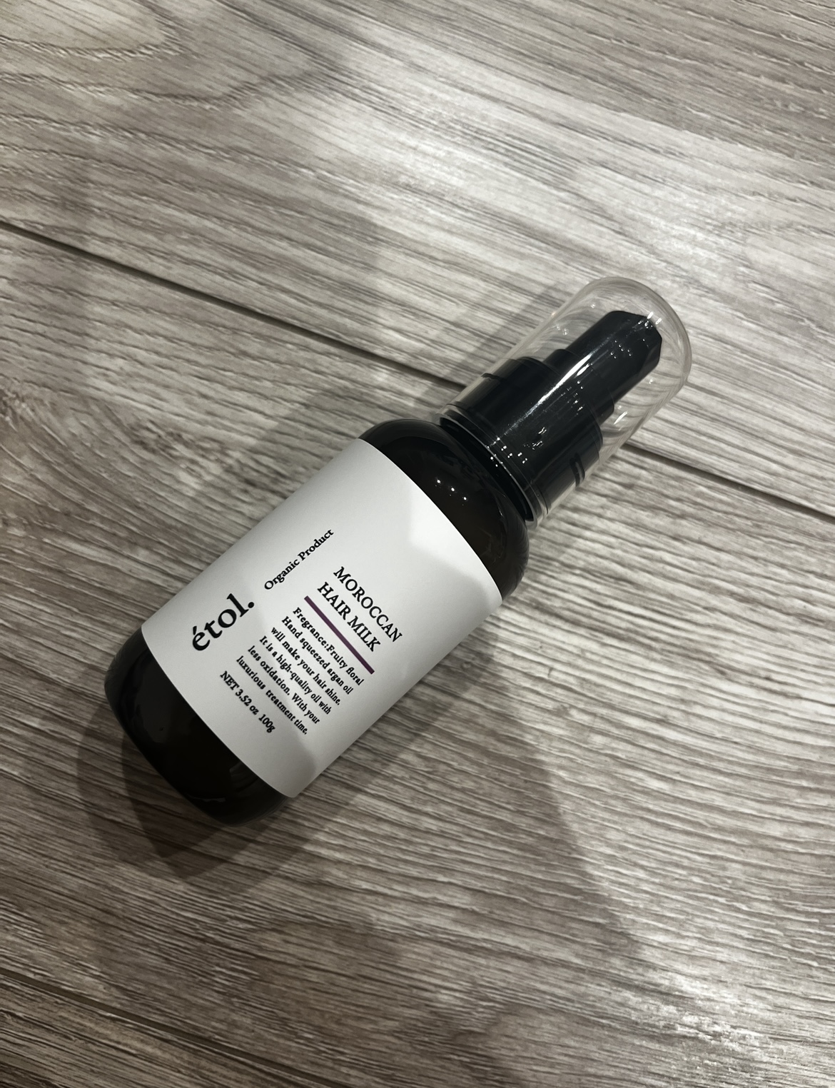 Moroccan hair milk/etol./ヘアミルクを使ったクチコミ（1枚目）