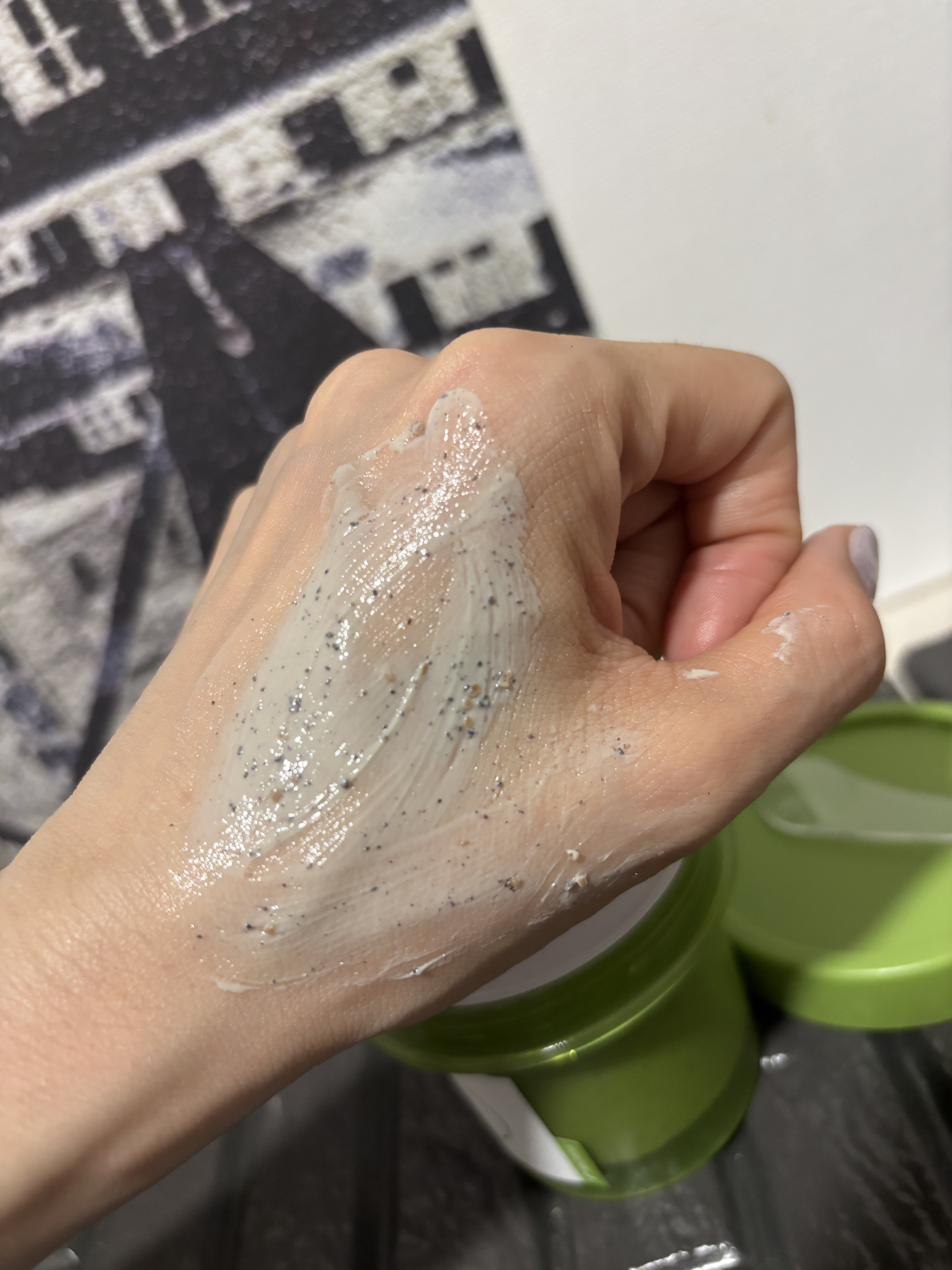 緑豆毛穴クレイパック/beplain/洗い流すパック・マスクを使ったクチコミ（2枚目）