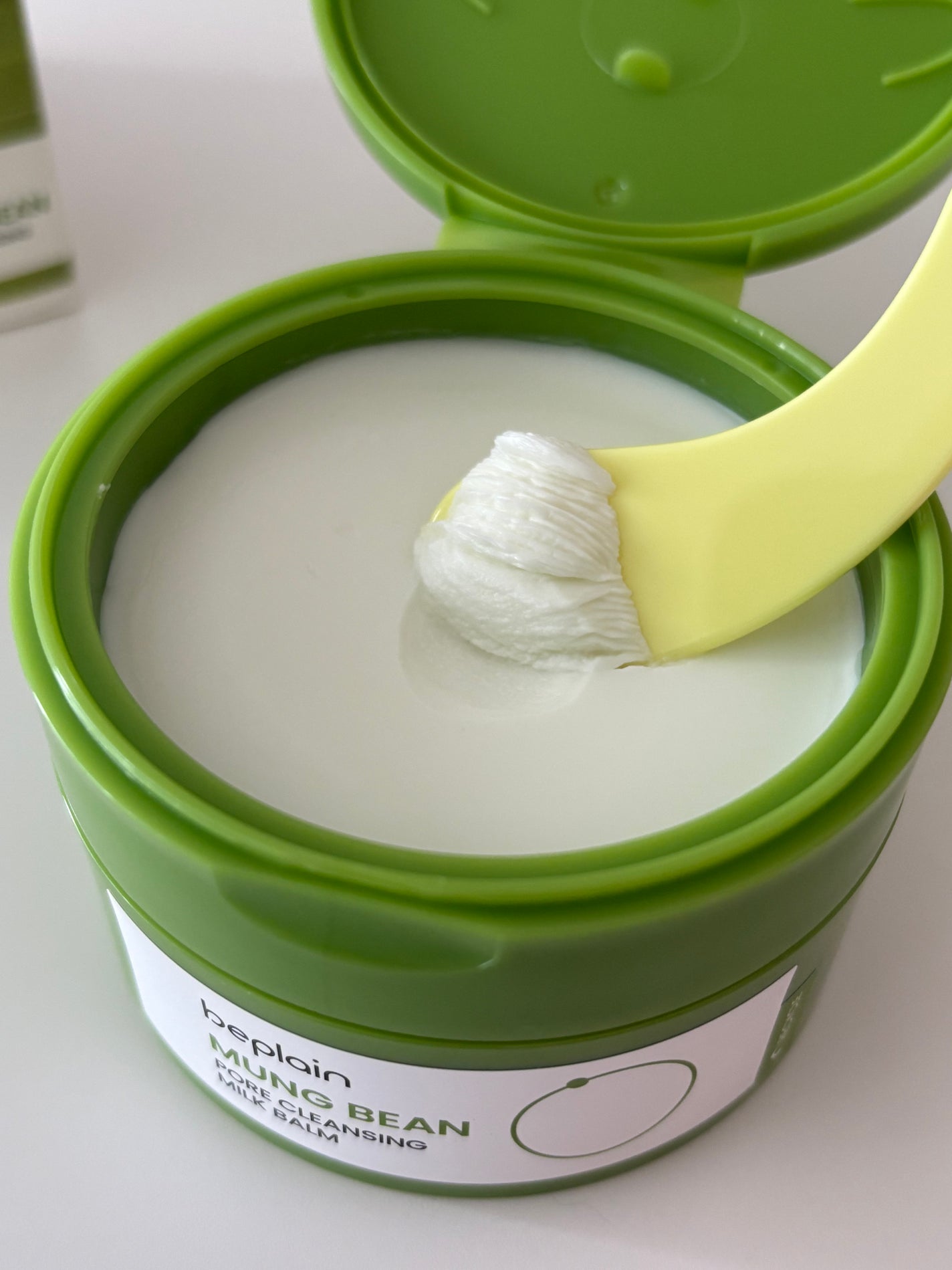 緑豆毛穴クレンジングミルクバーム/beplain/クレンジングバームを使ったクチコミ(3枚目)